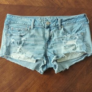 American Eagle Denim Shorts Sz 8